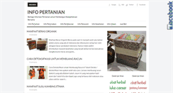 Desktop Screenshot of informasipertanian.com